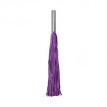 Shots Ouch! Whips and Paddles Flogger con Mango de Metal Lila