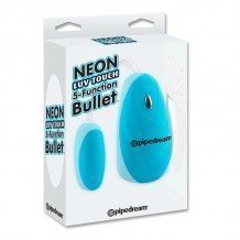 Neon Bala Vibradora 5 Funciones Luv Touch Azul